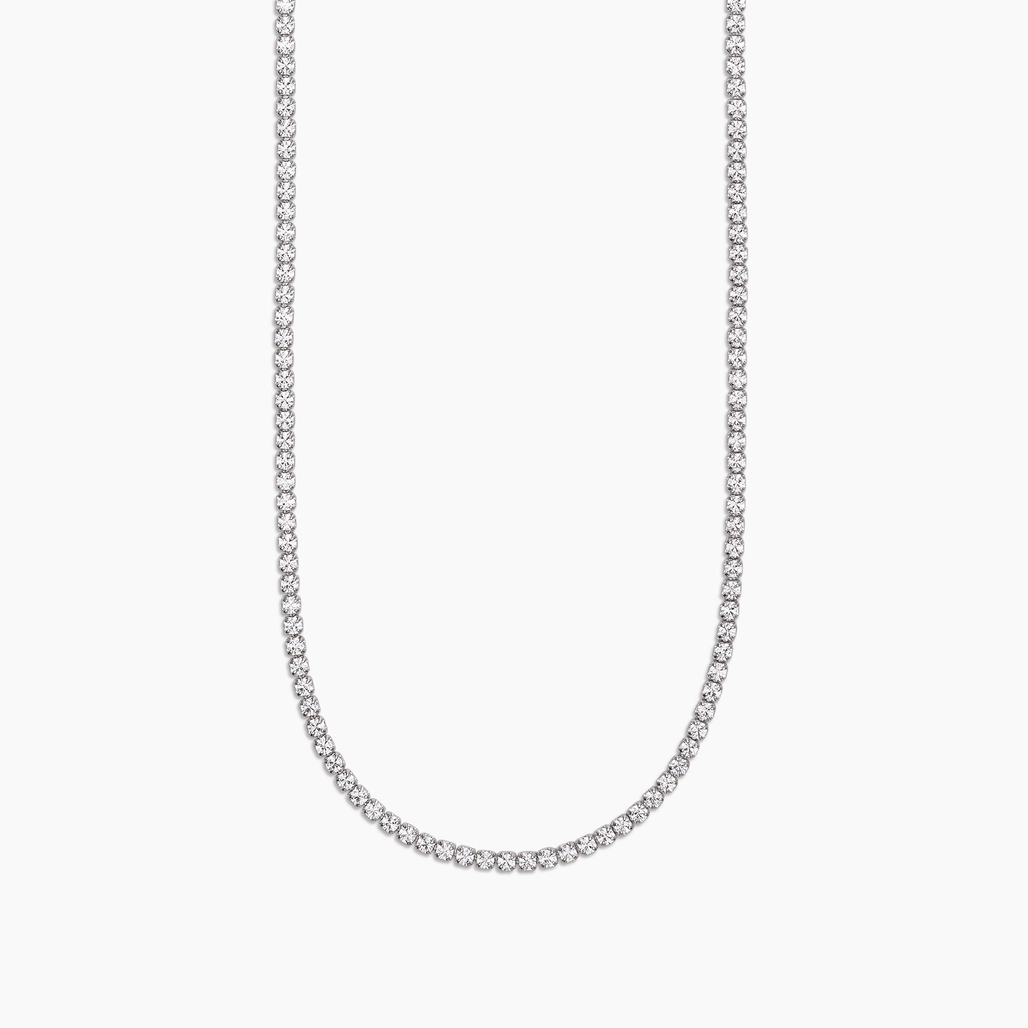collana-tennis-uomo-con-zirconi-bianchi-mabina-553577.jpg Collana in Argento Rodiato Tennis con Zirconi Bianchi Uomo Mabina - immagine 1