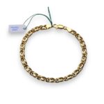 Bracciale Oro Giallo 18Kt Maglia Intreccio Uomo