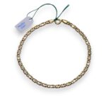 Bracciale Oro Giallo 18Kt Maglia Intrecciata Uomo