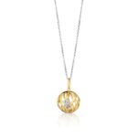 Collana Chiama Angeli Dorata con Angelo Donna R. Giannotti