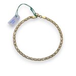 Bracciale Oro Giallo 18Kt Maglia Intrecciata Uomo