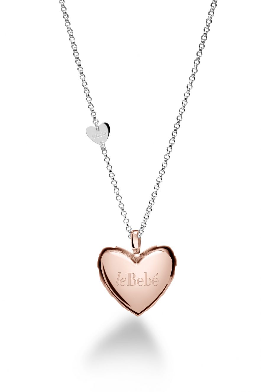snm014_ag925_plcaur_01.jpg Collana con Ciondolo Cuore Rosè Suonamore Donna Le Bebé - I Cuori - immagine 1
