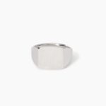 Anello in Argento Rodiato Quadrato Chevalier Uomo Mabina