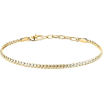 Bracciale in Acciaio Dorato Maglia Uomo Sector