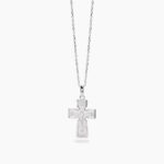 Collana in Argento Croce Ortodossa Uomo Mabina