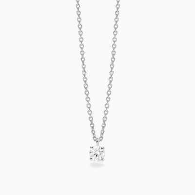 Girocollo punto luce con diamante sintetico mabina idea regalo per lei 553863
