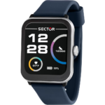 Smartwatch S-08 Silicone Blu Uomo Sector