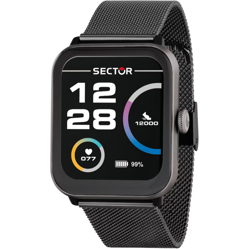 Smartwatch uomo economico nero firmato sector idea regalo per lui R3251303001
